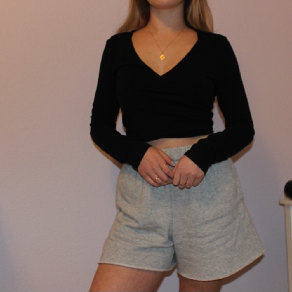 Brandy Melville wrap top